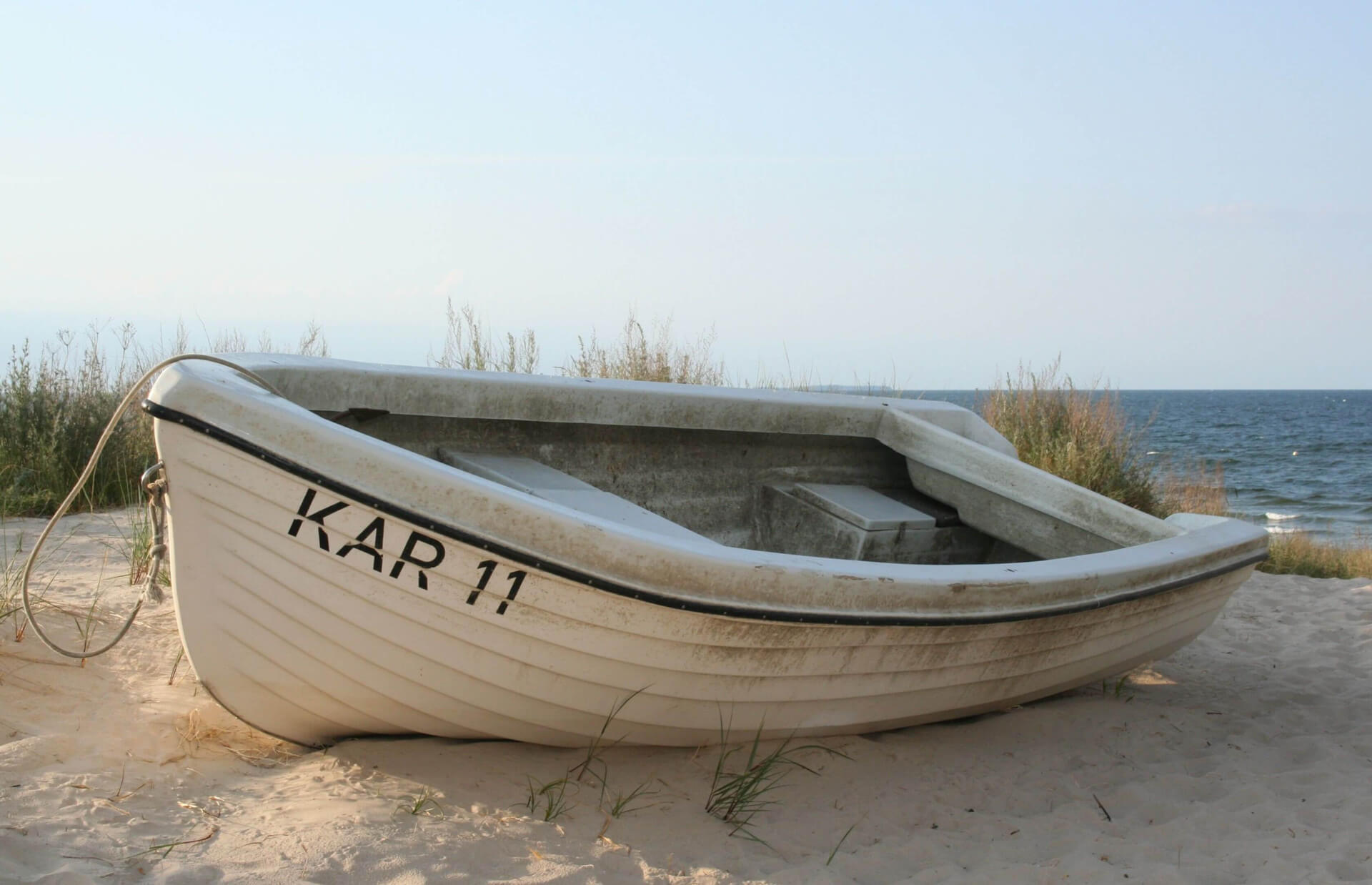 Breiter Sandstrand in Karlshagen